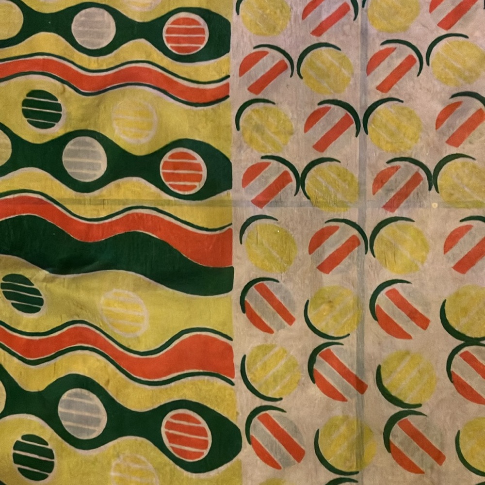 Gorgeous, green vintage scarf. - Picture 4 of 6